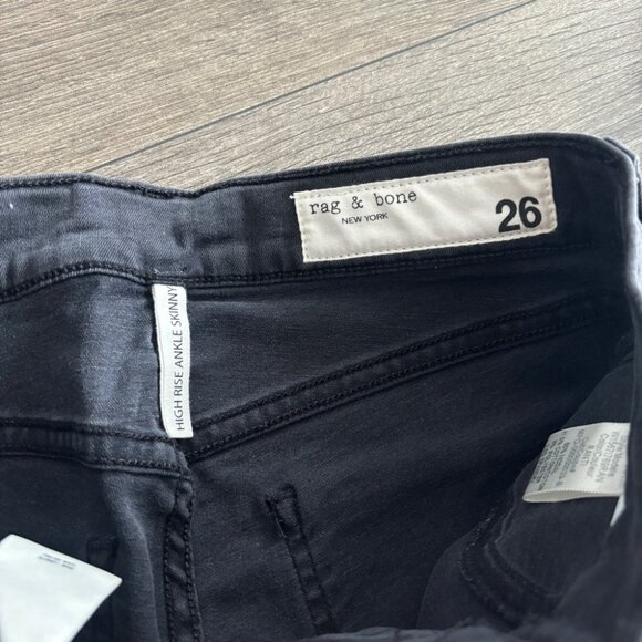 Rag & Bone High Rise Ankle Skinny Jeans - Picture 6 of 14